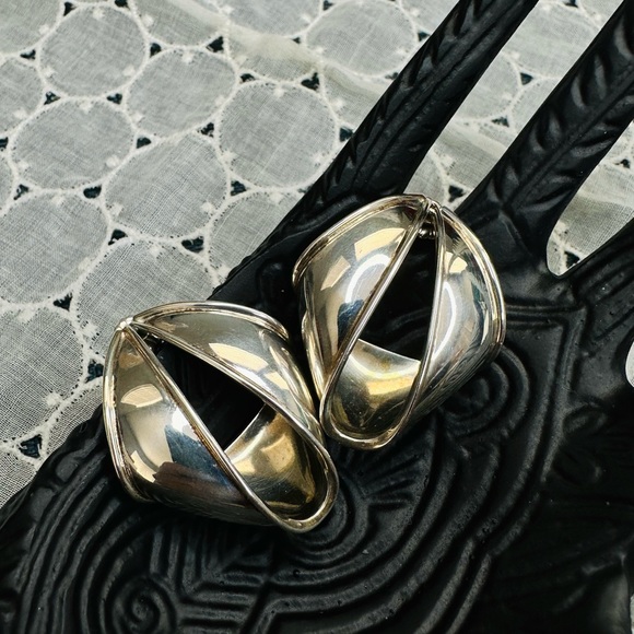 MADE IN MEXICO 925 SILVER EARRINGS / SILVER